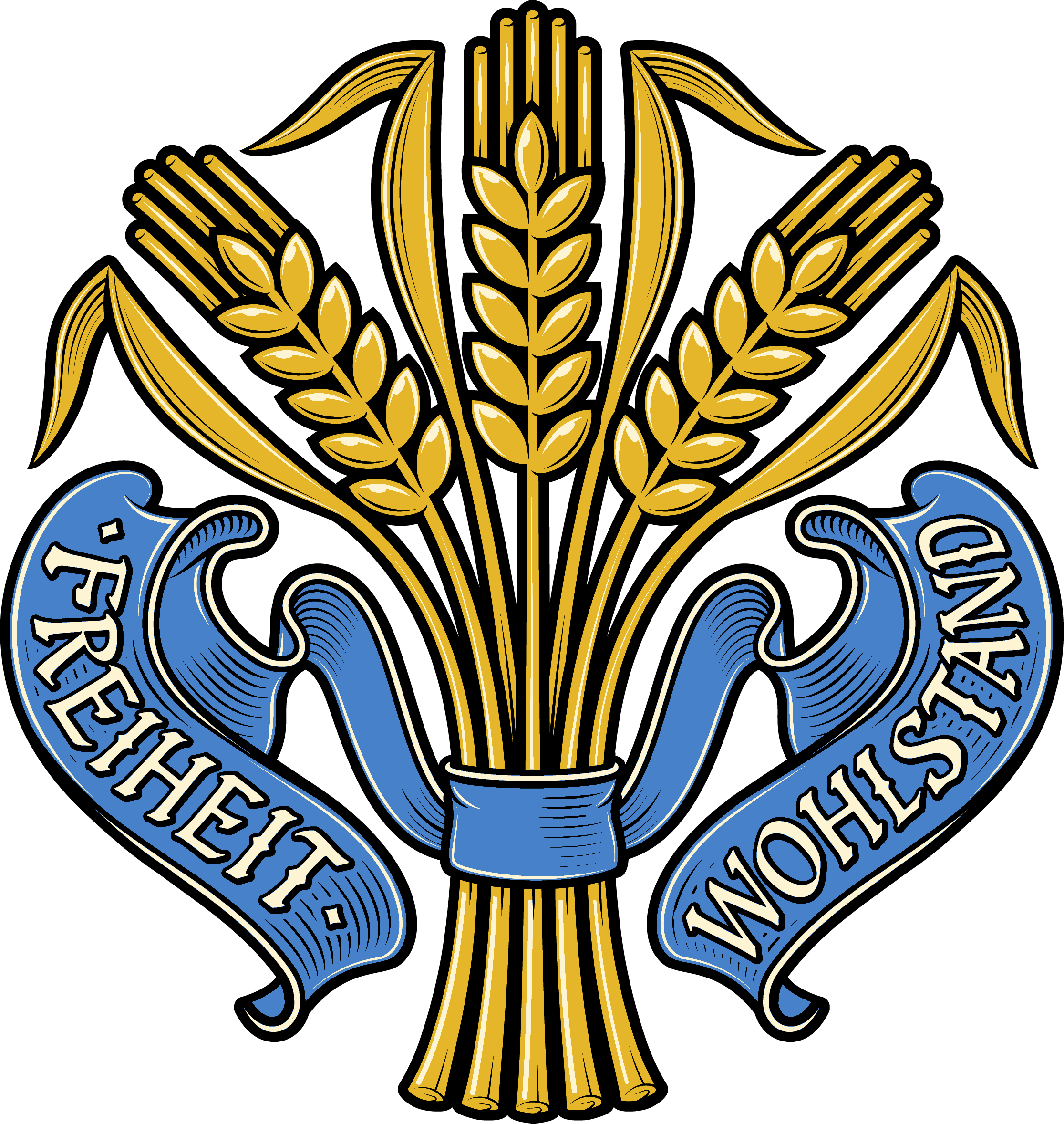 An artistic depiction of my heraldic badge by Vadym Burla